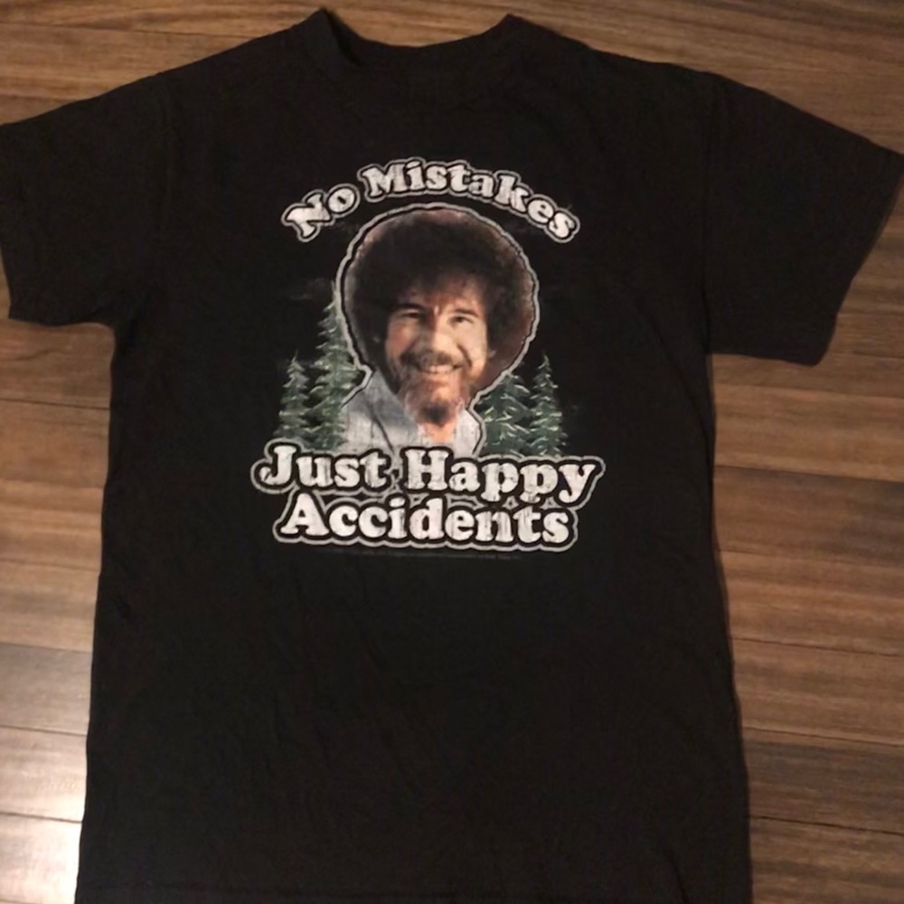 Bob Ross Happy Trees tshirt